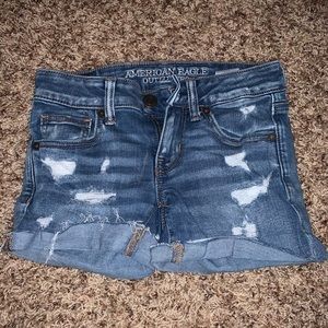 American eagle jean shorts